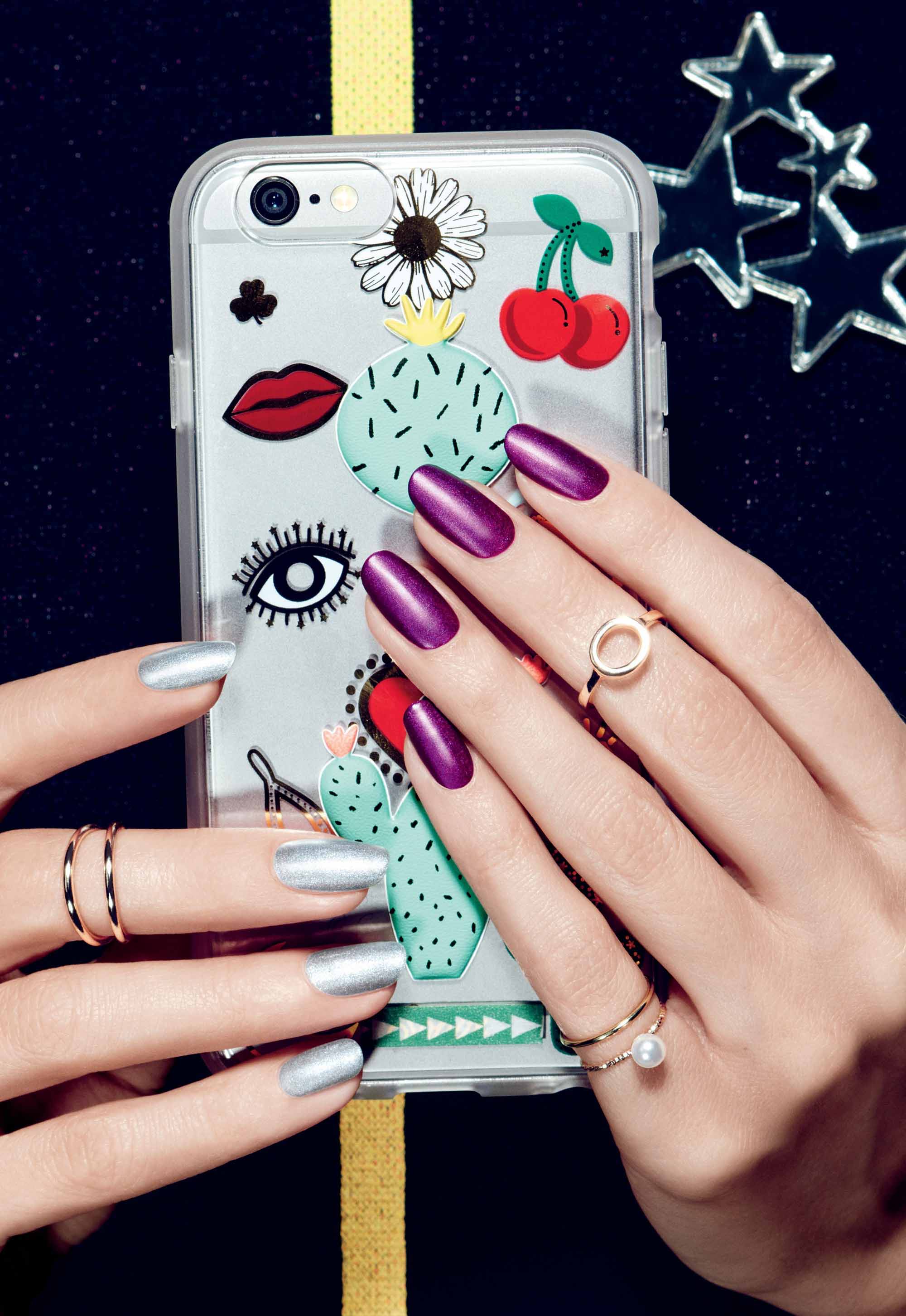 manikura Moondust and Purplicious